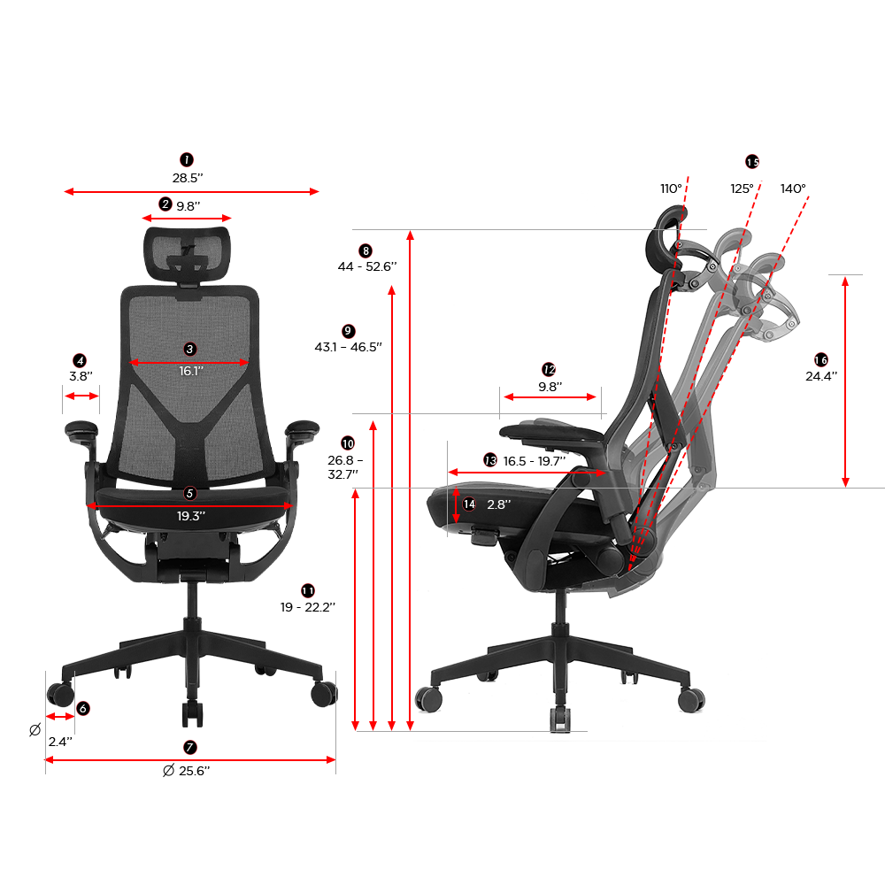 TT AEROFLEX Ergochair
