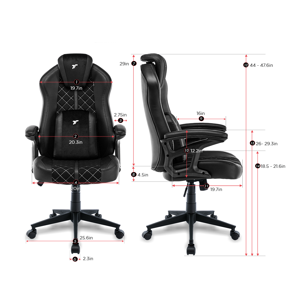 TTRacing Duo V4 Pro Air Threads Fabric Gaming Chair