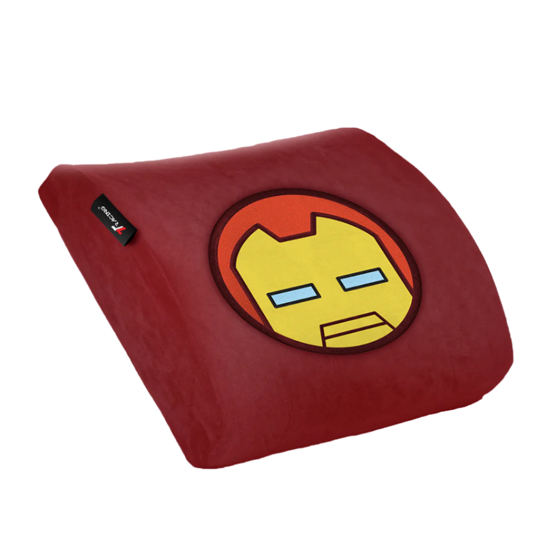 TTRacing XL Memory Foam Lumbar Pillow with Cooltec Gel - Iron Man Edition
