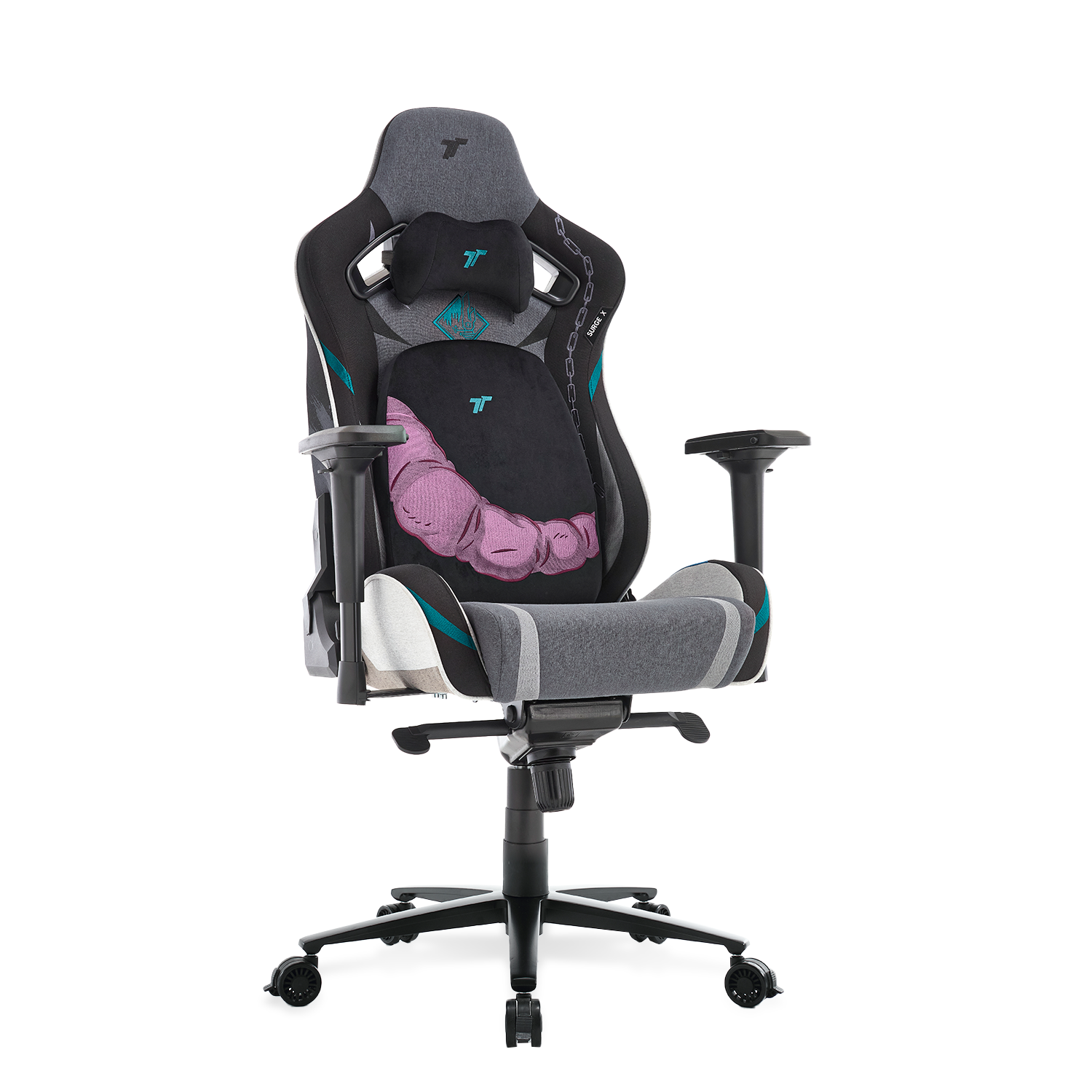 TTRacing Surge X Air Threads Fabric Gaming Chair - Toji Edition front view